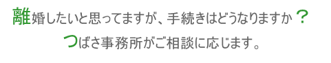 離婚したいと思ってますが、手続きはどうなりますか？